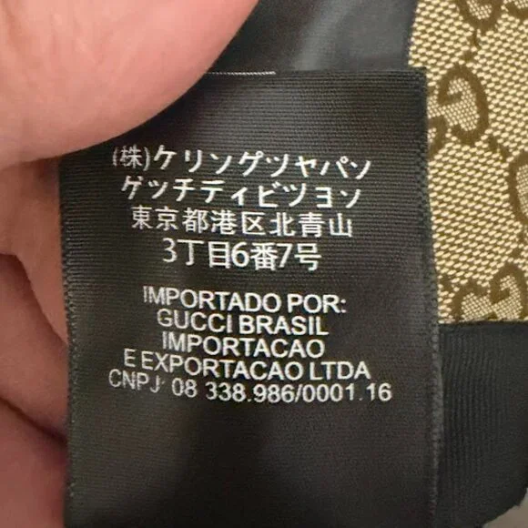 Gucci GG Supreme Monogram Bucket Hat Horsebit Gold Logo Beige Brown Italy - Picture 6 of 6